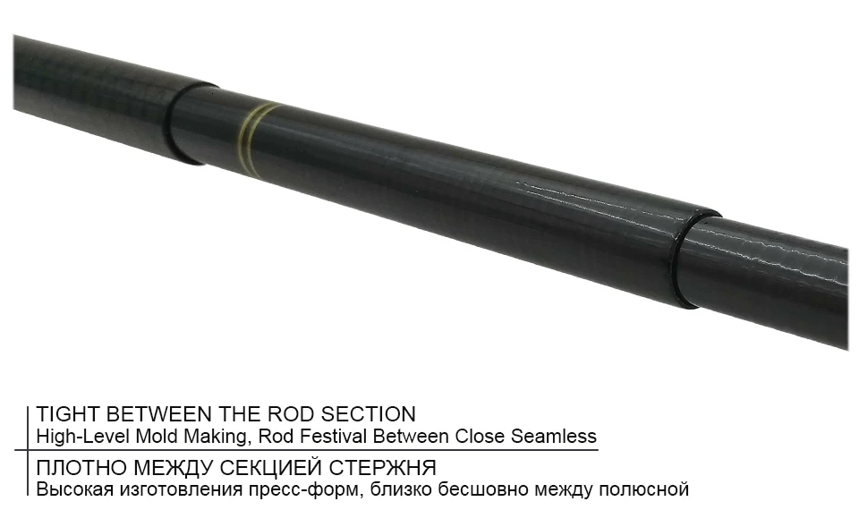 K8356 30T углеродного волокна 2,7/3,6/4,5/5,4/6,3 м телескопическая удочка Портативный Itaiwan Удочка ручной ультра легкий поток полюс