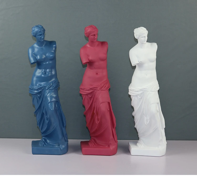 Venus De Milo, большая статуя из смолы, статуя богини Афродиты, статуэтка, произведение искусства, Современная Скульптура, настольный декор, украшения для дома