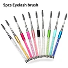 5 шт., кисти для ресниц, микрокисть для бровей, кисть для ресниц, принадлежности для наращивания, тушь для ресниц, палочки для макияжа, микро-технические характеристики бровей