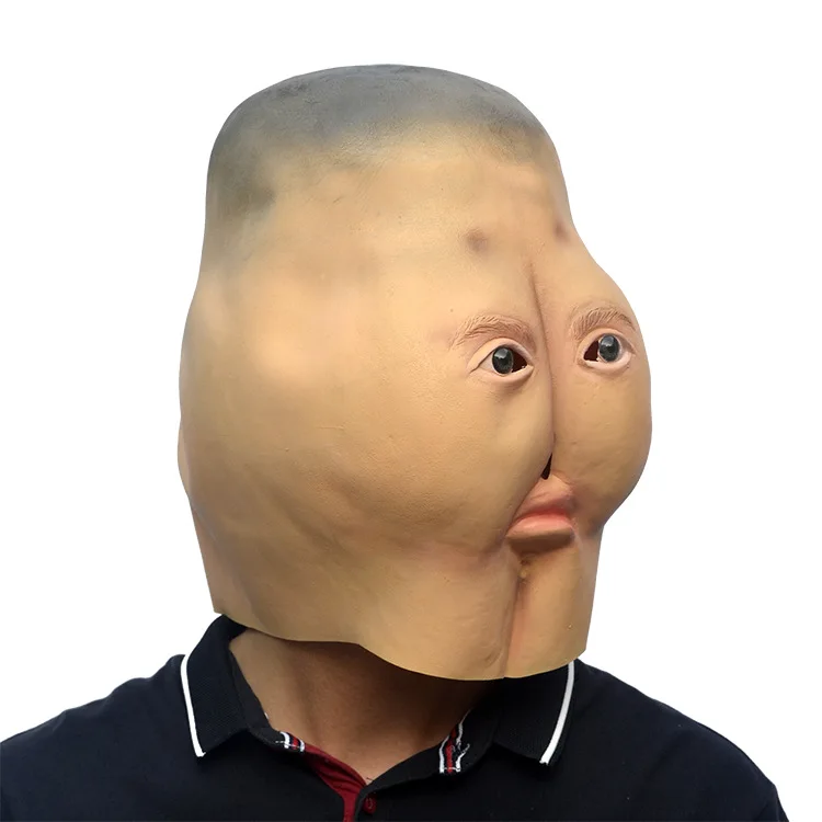 Новинка латексная маска на голову для взрослых опора косплея аксессуары