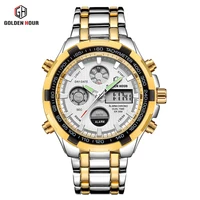 goldenhour mens watches mens digital wrist watches mens quartz watch wristwatch luxury diver watch luminous