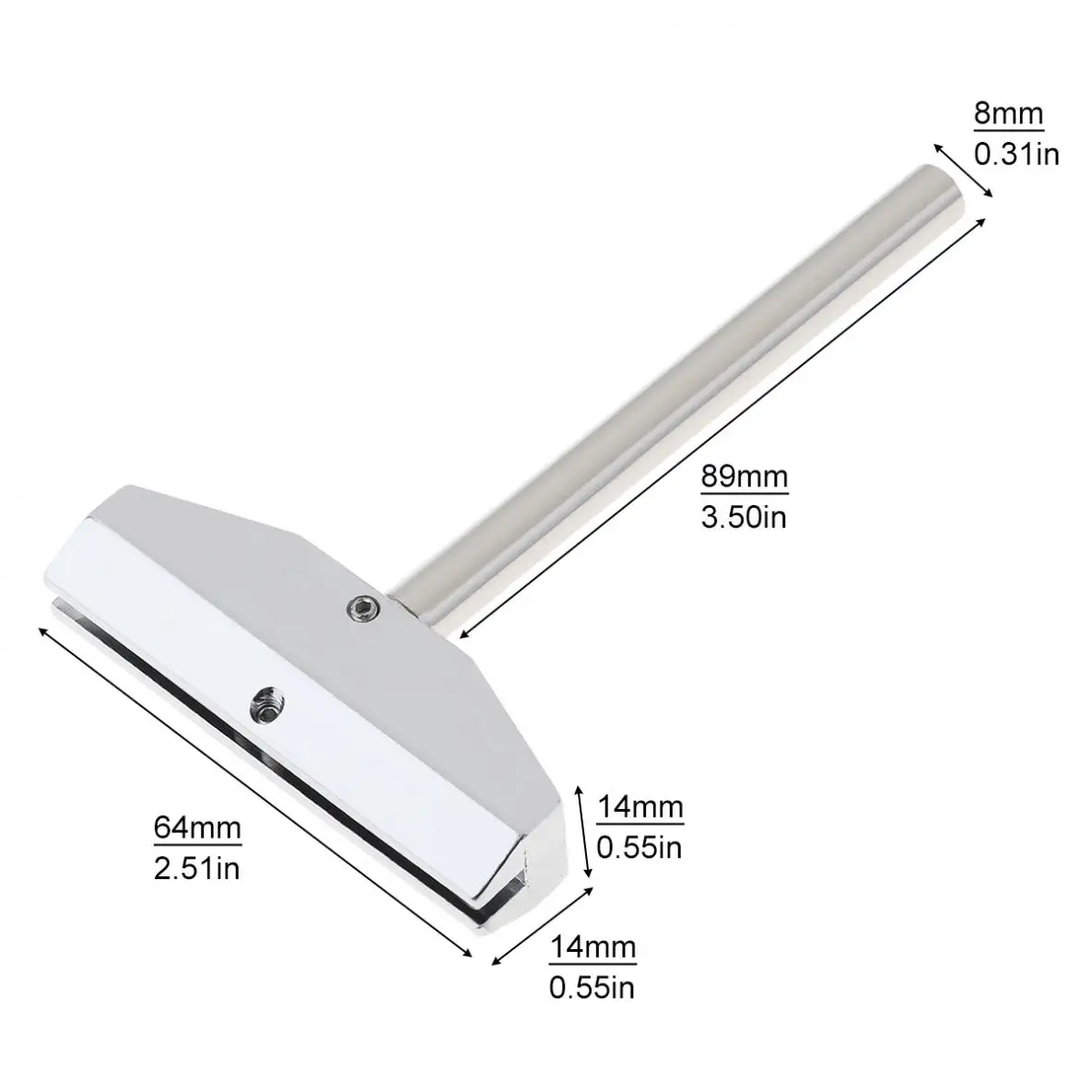 

Fingerboard Fret Press Caul Guitar Fret Mounting Fixture Installation Tools with Brass Insert for Guitars Bass