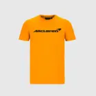 Оранжевая футболка McLaren F1, с круглым вырезом, для отдыха, 2021