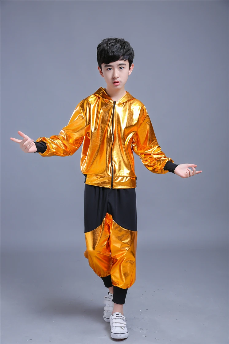 Новинка детская сценическая одежда современный джазовый свитшот комплект для