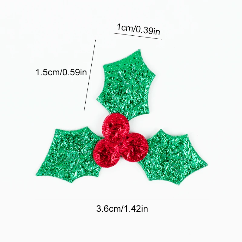 50 шт. искусственные листья Падуба рождественские украшения для дома