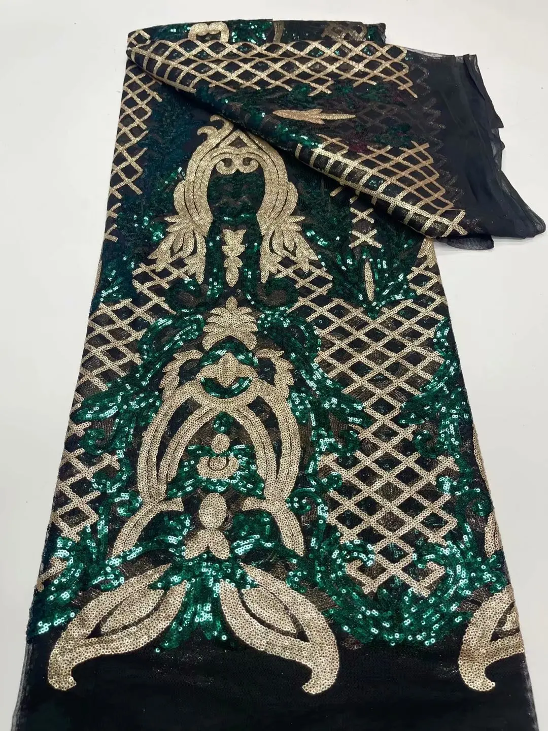 

Новейшая яркая африканская кружевная ткань с блестками, французские сетчатые кружева высокого качества 2021, нигерийская кружевная ткань дл...