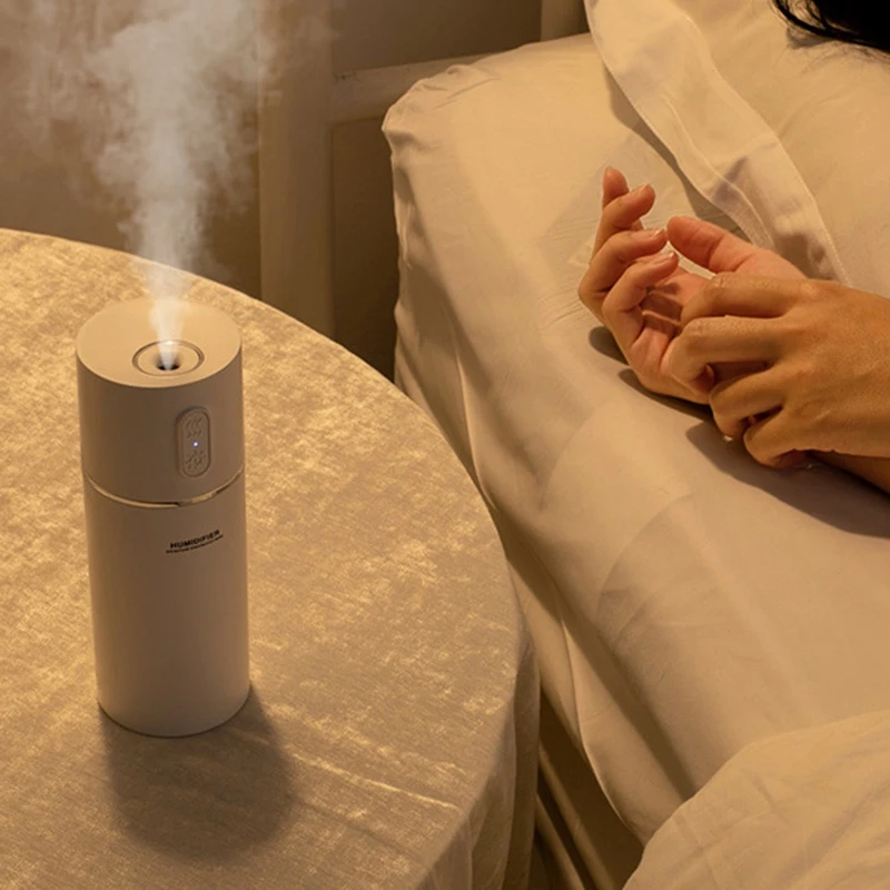 

200Ml USB Air Humidifier Diffuser Car Mist Maker with Night Lamps Mini