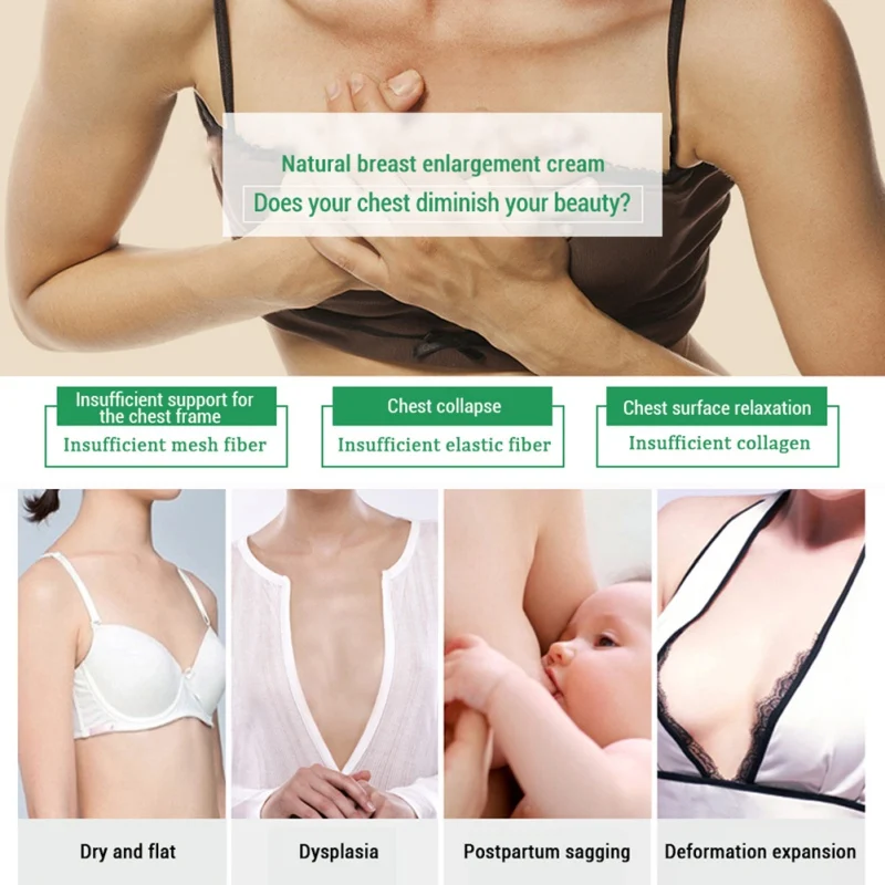 

Breast Enhancement Cream Firming Lifting Up Bust Breast Natural Massage Cream
