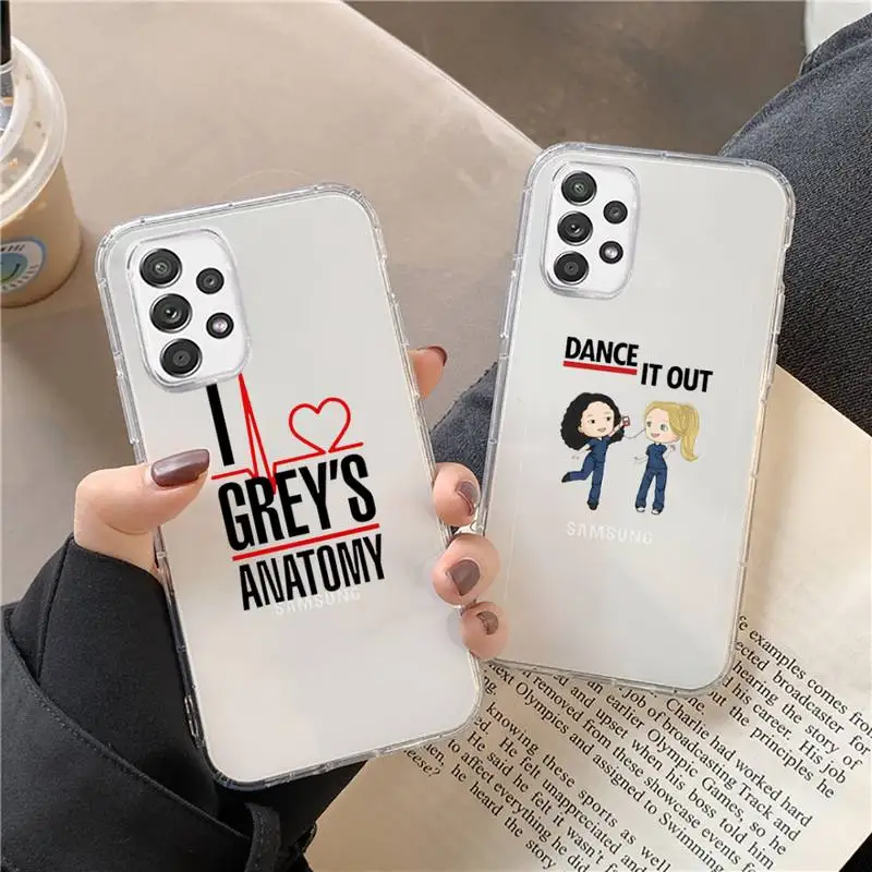 

Greys Anatomy Phone Case Transparent For Huawei P20 P30 P40 honor mate 8X 9X 10i Pro Lite