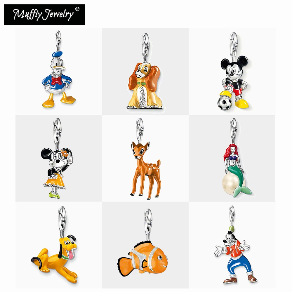 Олень мышь утка собака Русалка Рыба Улитка олень Подвеска европейские хорошие