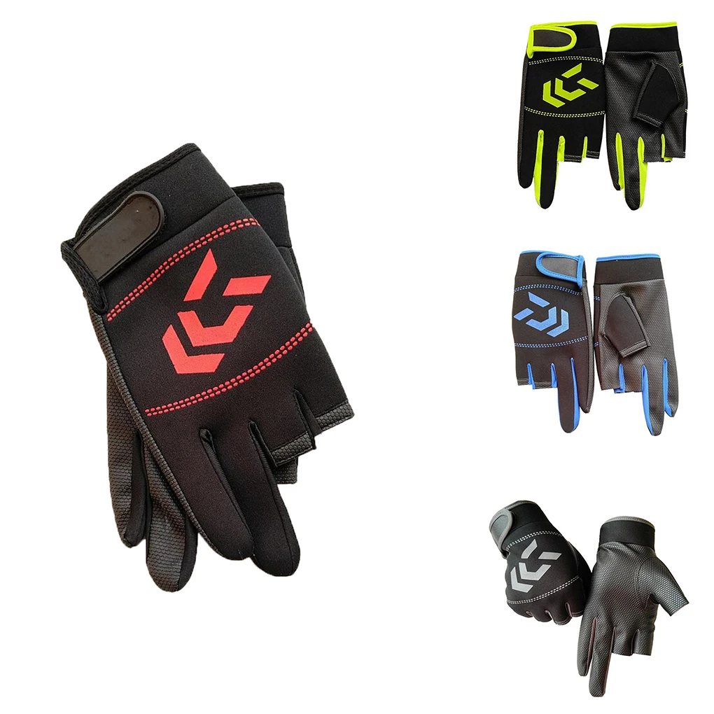 Перчатки рыболовные Нескользящие с 3 пальцами 1 пара | Спорт и развлечения