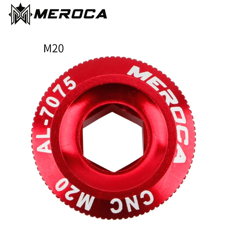MEROCA Crank Screw M18/M19/M20 Bolt MTB Bike Iamok Cover Screws Aluminum Alloy 4 Colors | Спорт и развлечения