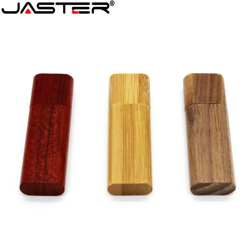 JASTER деревянный бамбуковый USB флеш-накопитель, драйвер, деревянные чипы, флешка, 4 ГБ, 16 ГБ, 32 ГБ, 64 ГБ, карта памяти, USB creativo, персональный подарок