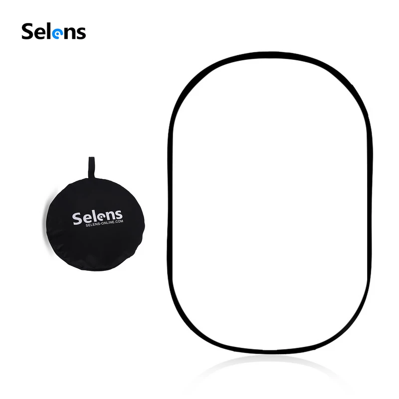 Складной мягкий светильник 150x200 см полупрозрачный овальный отражатель для фото и