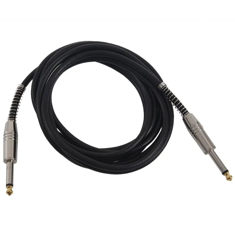 NEW-3 Meter Guitar Cable Bass Electric Jack Cord Plug Low Noise Black | Спорт и развлечения