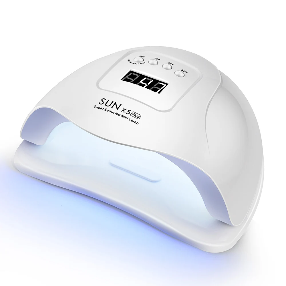 SUNX5 PLUS 120 Вт 2 в 1 светодиодный светильник для ногтей с пылесборником для ногтей, 2 вентилятора, пылесос для маникюра, инструмент с автоматическим распознаванием, Сушилка для ногтей, гель для ногтей - Цвет: SUNX5 PLUS