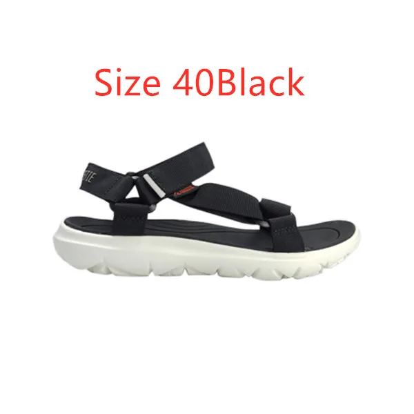 Size 40Black Xiaomi Mijia FREETIE/волшебные сандалии с изогнутым ремешком; нескользящие износостойкие сандалии с пряжкой; подходит для весны и лета 0 - Цвет: Size 40Black