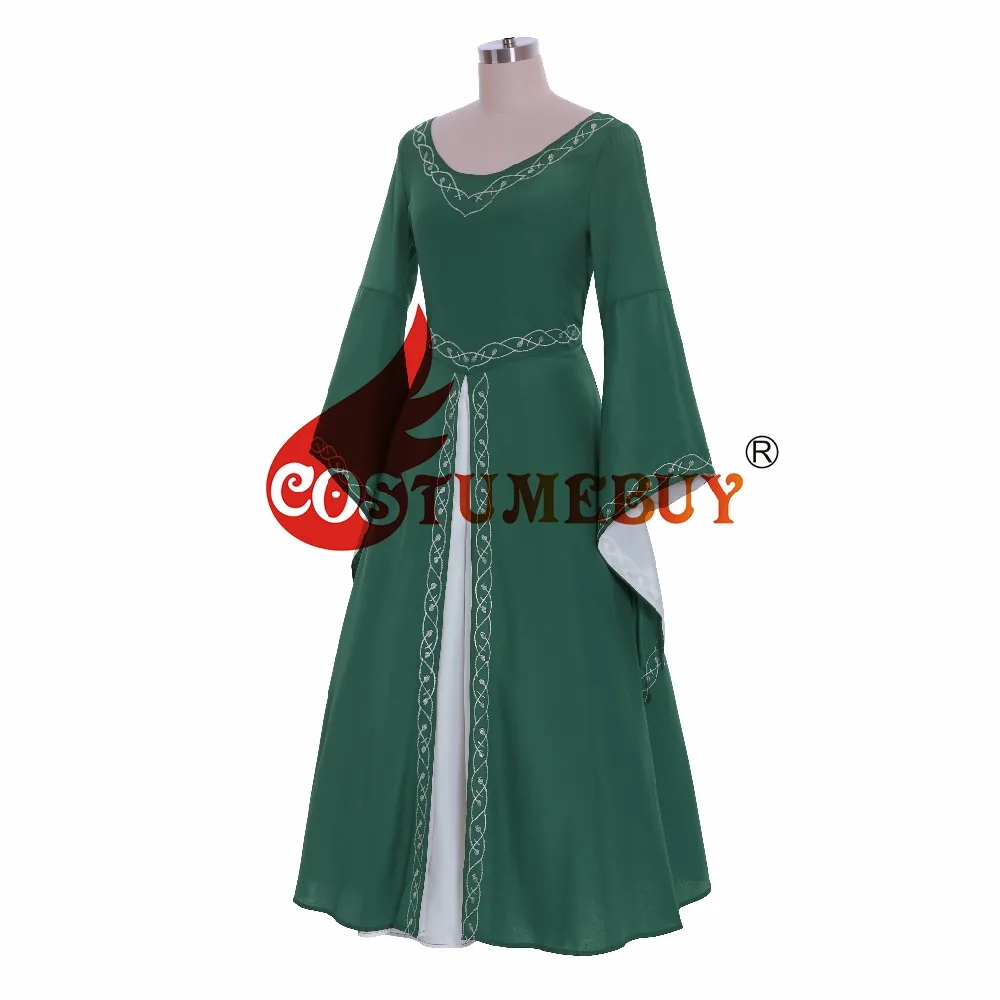 Costumebuy, средневековое платье, костюмы на Хэллоуин, для женщин, для косплея, Дворцовое благородное длинное платье, древнее платье принцессы с рукавами-колокольчиками