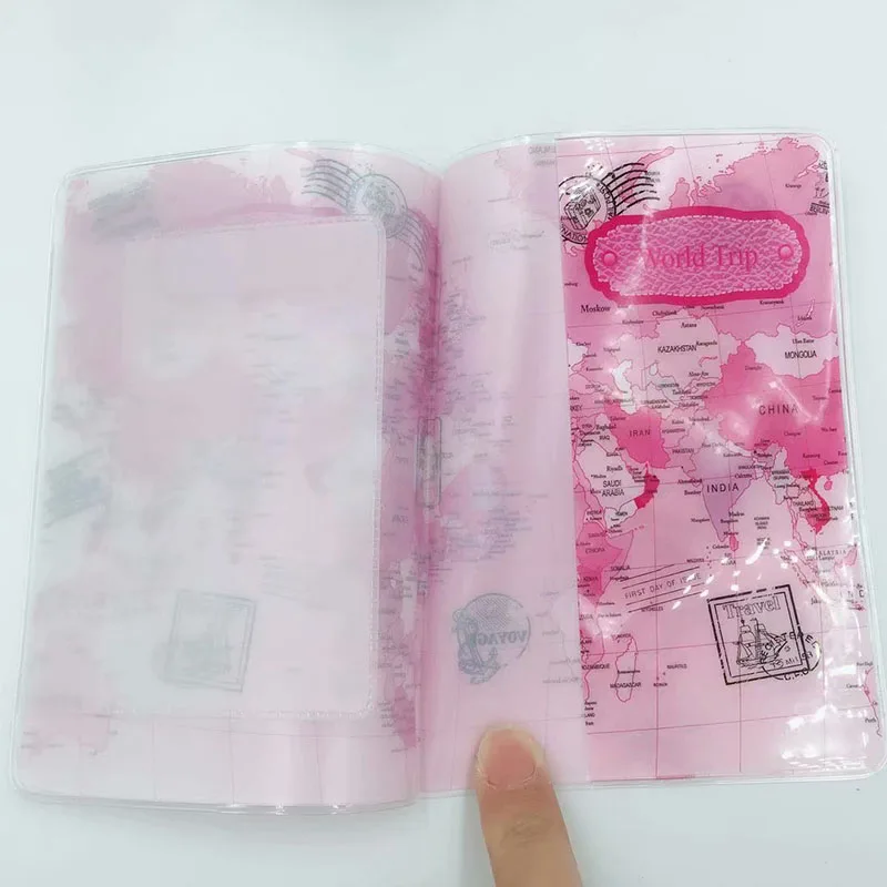 Женская водонепроницаемая обложка для паспорта из ПВХ кожи новая карта