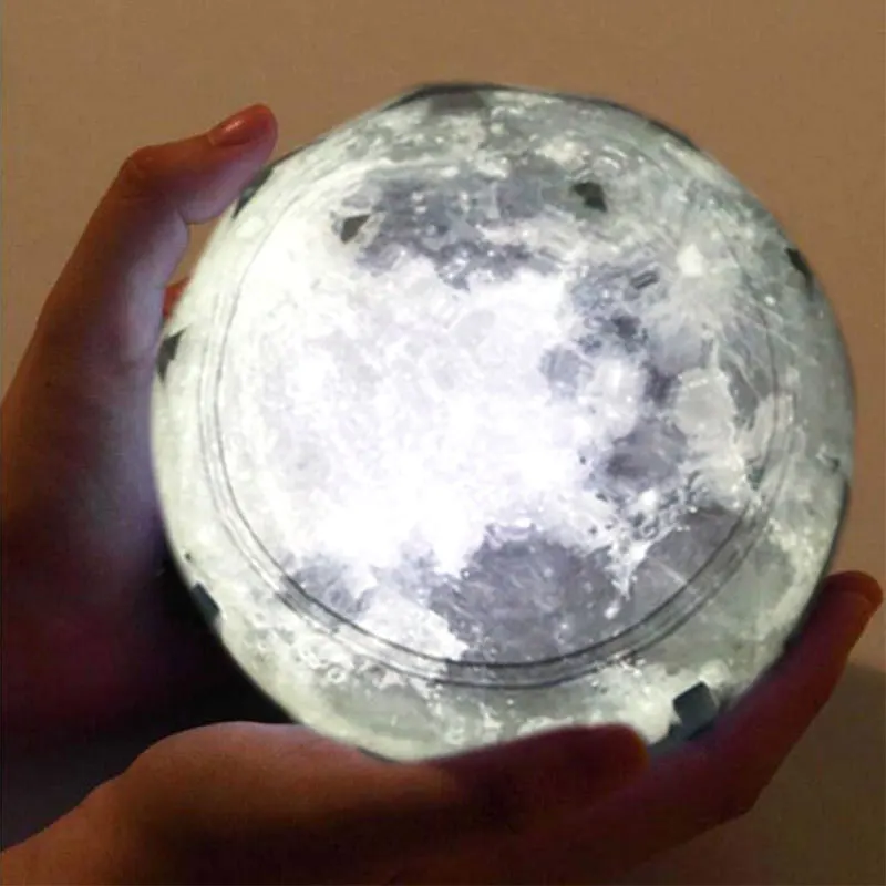Moon Звездное небо, Ночной светильник, волшебная звезда, луна, планета, прожекторная лампа, светодиодный, земная Вселенная, мигающий, декоративный светильник для спальни, рождественский подарок - Испускаемый цвет: Moon
