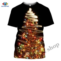 men christmas t shirt 3d print funny cosplay santa claus boys girls clothes holiday party tshirt oversized new year clothes