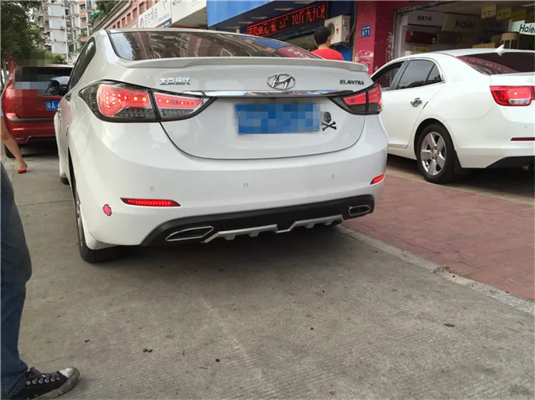 Спойлер для Hyundai Elantra 2012-2015 спойлер высокого качества из АБС-пластика цветной