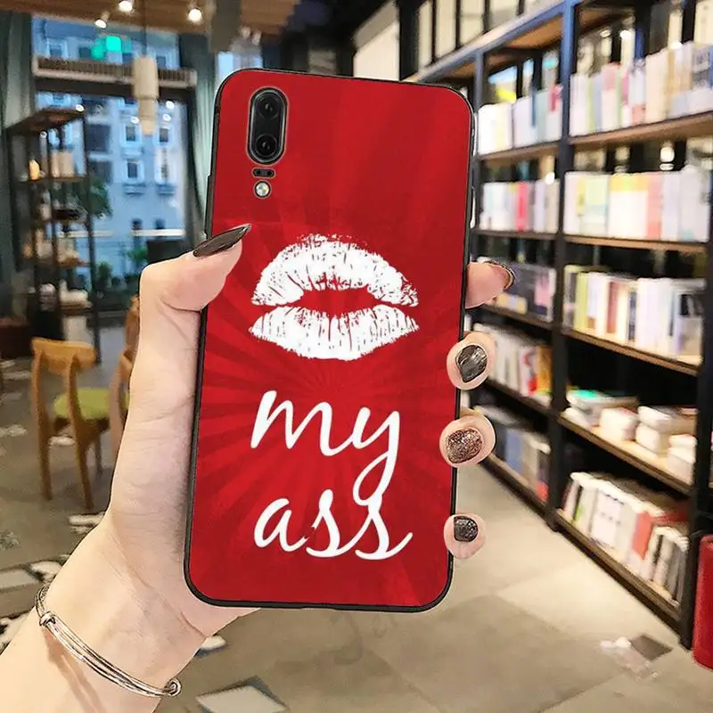 

I'm bad girl text quotes pattern high quality Phone Case coque For Huawei honor Mate P 10 20 30 40 Pro 10i 9 10 20 8 x Lite