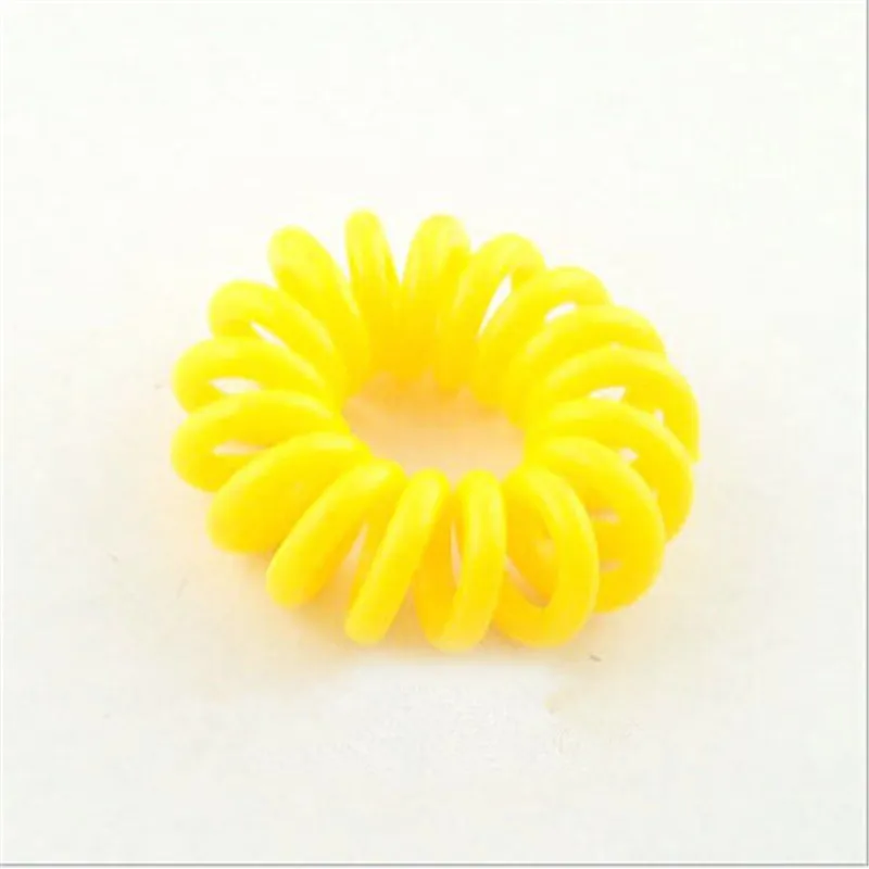 

5pcs/lot Candy -colored Telephone Line Hair Ring / Hair Accessories / Hair Rope / Spring Plastic Band