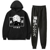 anime tokyo revengers hoodies pants autumn winter new sweatshirts women jogging suits fashion men streetwear hip hop 2 sets