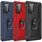 Противоударный чехол для Samsung Galaxy S21 S20 FE S10 S9 S8 Plus M21 M31 A50 A51 A21S A12 A31 A71 A52 A32 A72, чехол-подставка с кольцом для телефона