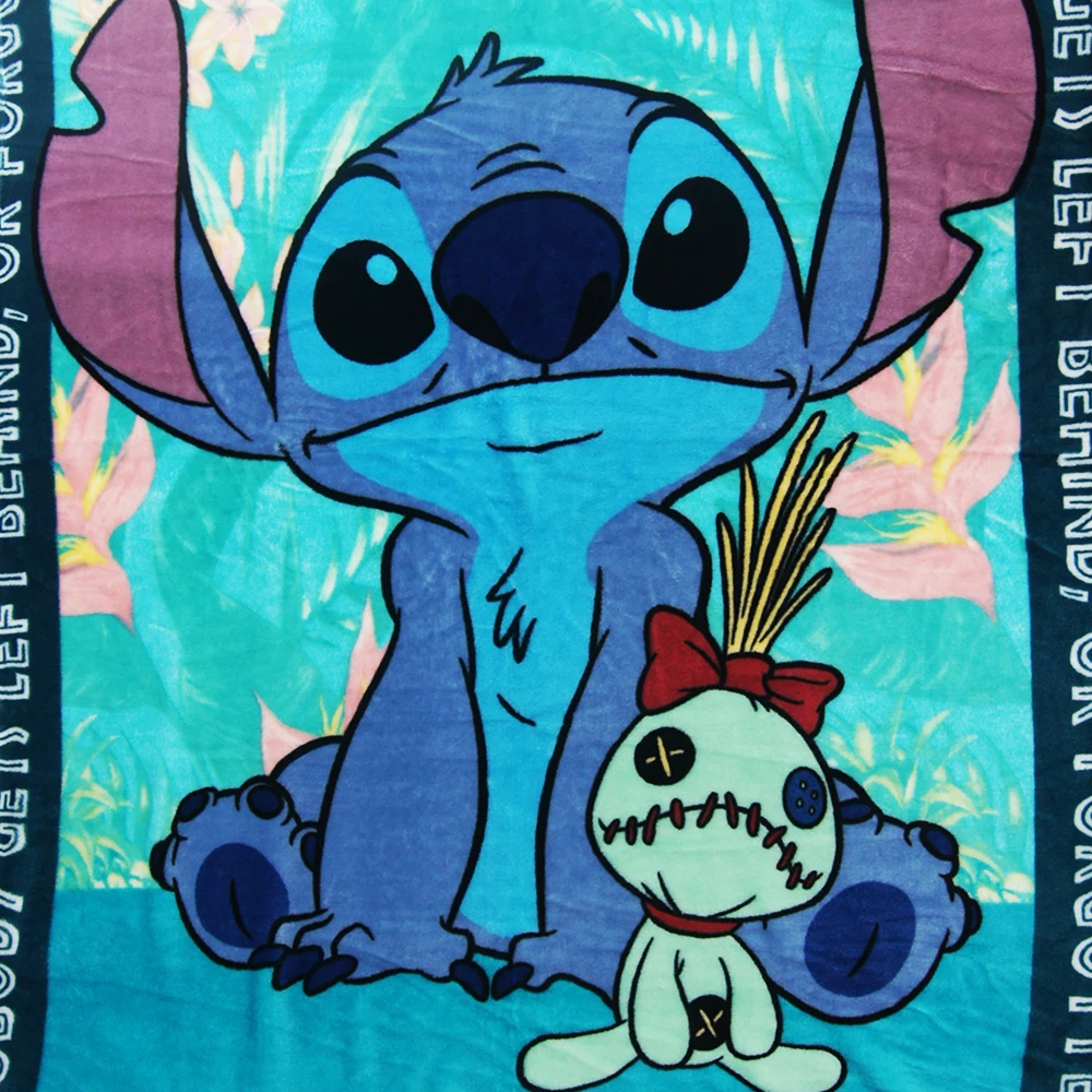 Дисней Дети Домашний текстиль с изображением мультфильма одеяло &quotСтич&quot Мальчики коралловый флис бросок