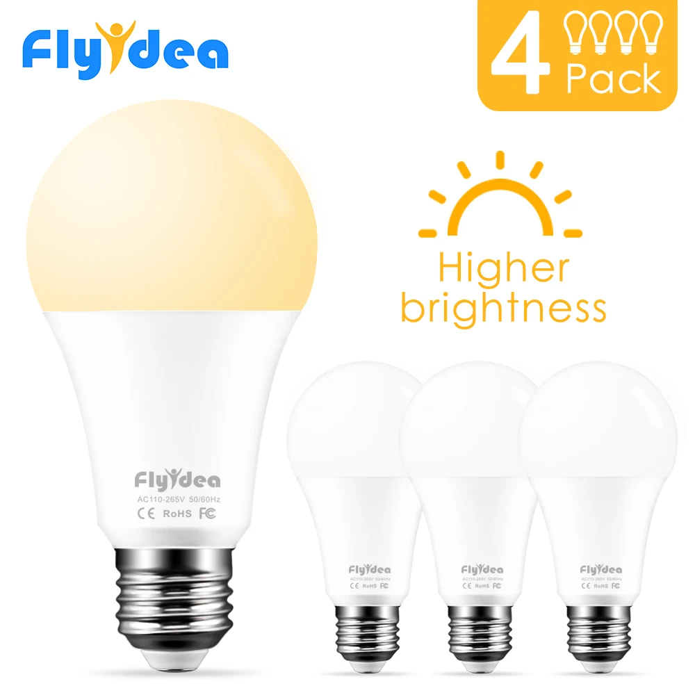 Светодиодная лампа E27 светодиодный ная высокой яркости 5 Вт 7 9 12 15 18 110 В