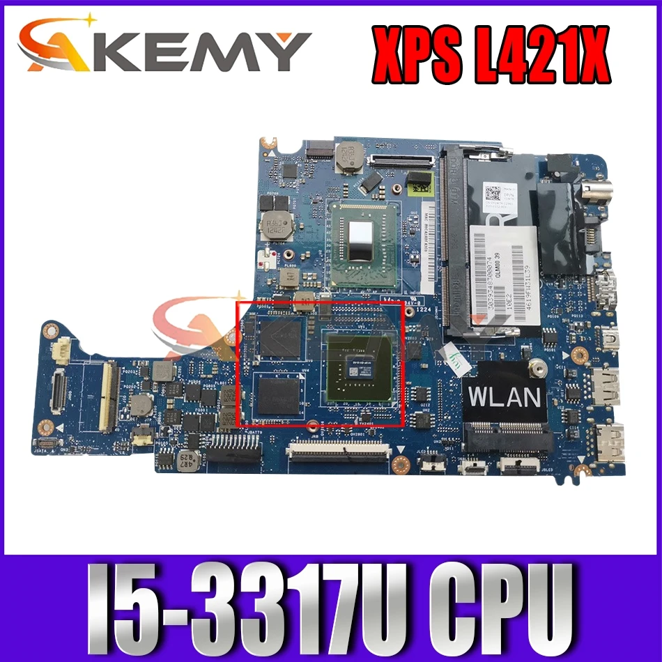 

Akemy CN-09WRFH 9WRFH для Dell XPS L421X Материнская плата ноутбука QLM00 LA-7841P REV: 1,0 I5-3337U материнская плата 100% тестирование