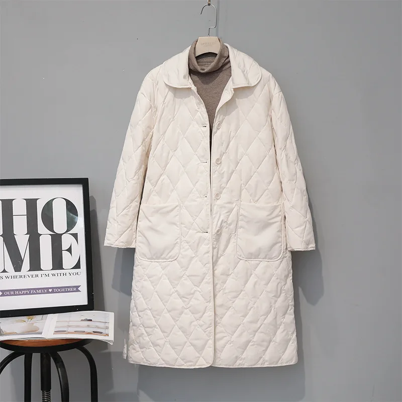 В 2019 году осенне-зимние куртки-пуховики девушки длинный фривольный Фонд будет