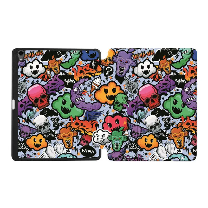 IPBC04 MTT для iPad Pro 12,9 дюйма Чехол тонкий из искусственной кожи флип стенд Умный чехол мультфильм планшет для надписей чехол с карандашом - Цвет: IPBC04