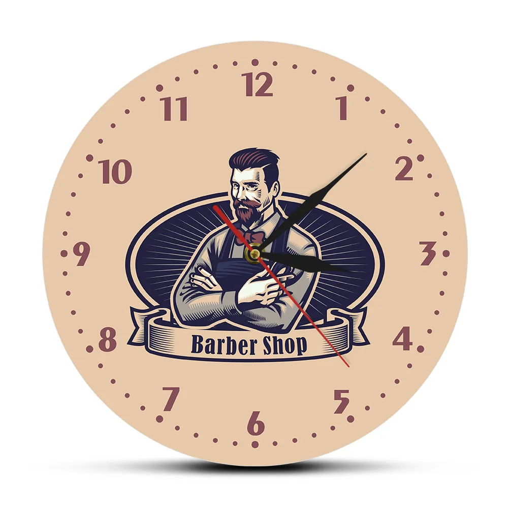 Стрижка Салон ретро человек пещера Парикмахерская рекламный знак магазина