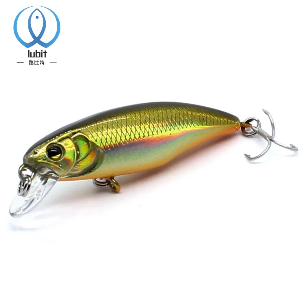

Lubit fishing 2020 Sinking Minnow Fishing Lure X-52 Acrobat 52mm 4.5g Artificial Hard Origin Hook Swimbait Lure for Bass Perch