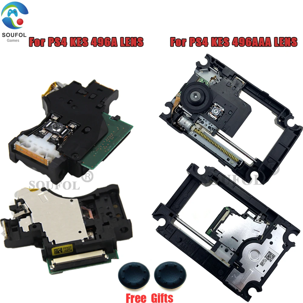 Сменные KEM 496AAA KES 496A лазерные линзы kem 496a с колодкой для playstaion 4 PS4 Slim Pro Прямая