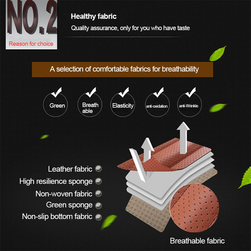 Чехлы для автомобильных сидений 5D бамбуковый уголь 1 шт. нескользящий чехол |