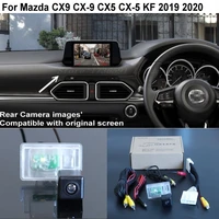 rear view camera for mazda cx9 cx 9 cx 5 cx 5 cx5 kf 2019 2020 28 pins adapter cable oem monitor reverse camera ccd night vision