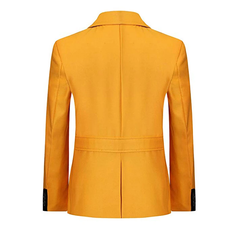 Официальные костюмы светло-желтого цвета классический приталенный костюм из