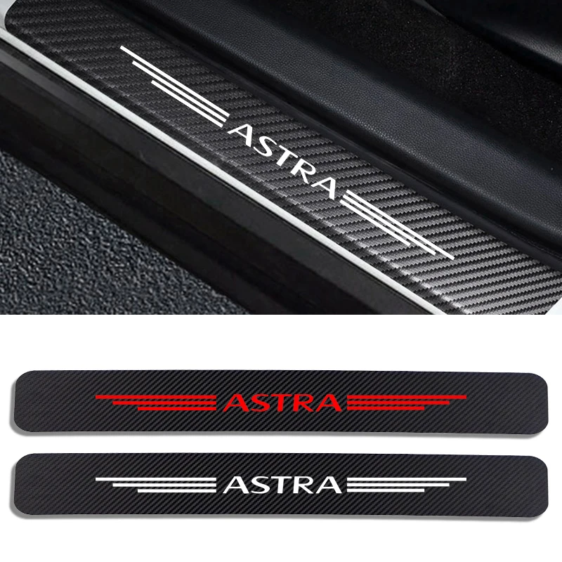 4 шт. двери автомобиля порог Накладка порога протектор наклейки для Защитные