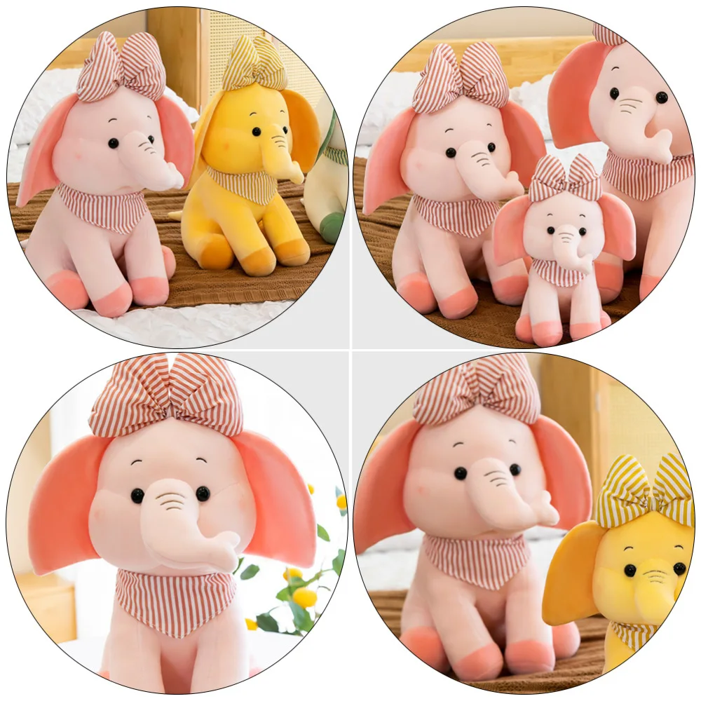 

1PC Adorable Little Elephant Plush Doll Cartoon Elephant Cloth Doll (45cm)
