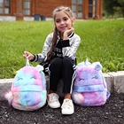 Плюшевый Рюкзак с единорогом, детская школьная сумка с мультипликационным рисунком, Сумка с милым единорогом, мини-рюкзак с единорогом, сумки, розовая мини-сумка, школьная сумка