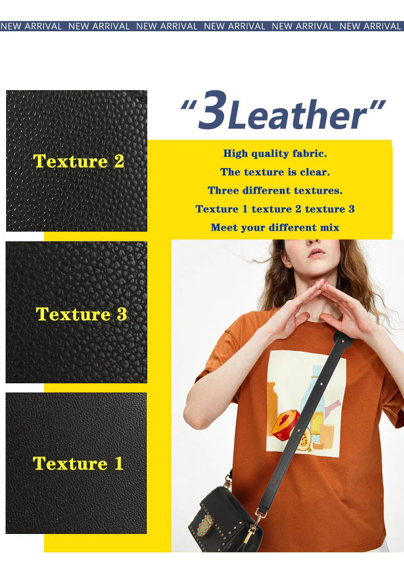BAMADER High Quality Genuine Leather Bag Strap Ladies Wide Shoulder Strap 81CM-118CM Adjustable Fashion Women's Bag Accessories