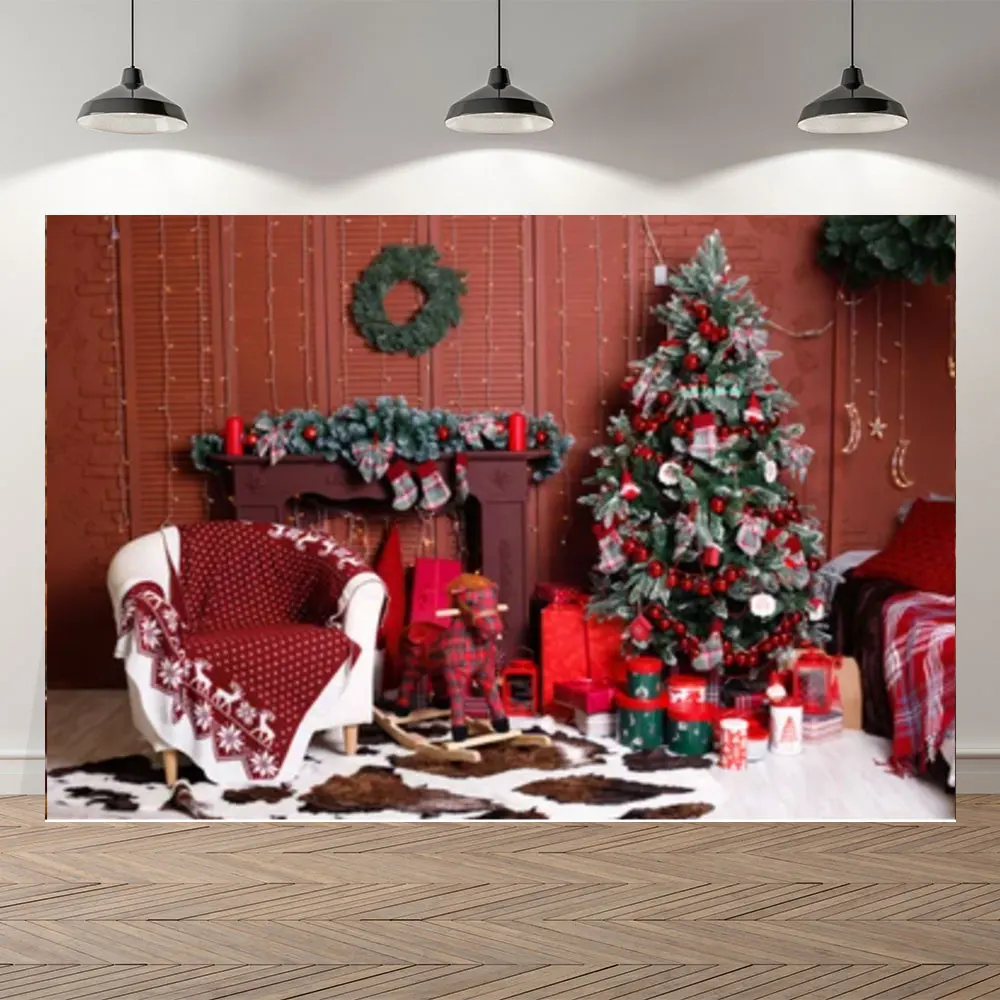 

NeoBack Рождественская елка камин фон для фотосъемки новогодний фон для фотосъемки баннер Фотостудия