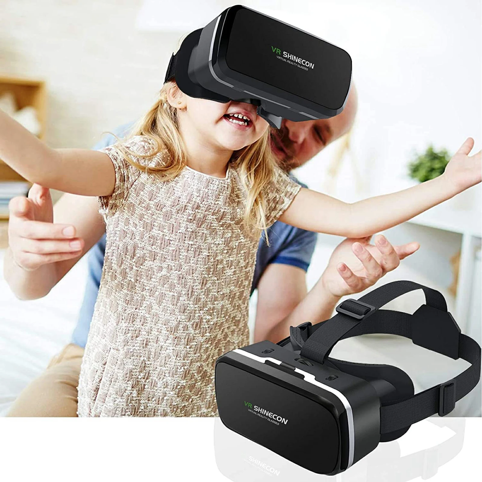 

3d Glasses Virtual Reality Goggles 360 Movies For Smartphone Vr Headset With Controller Vr Headsets Headsets
