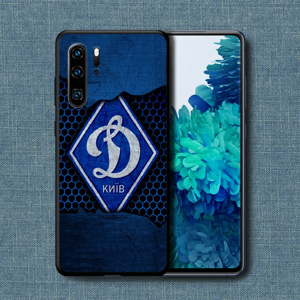

Dinamo Kyiv Football Soccer Phone Case For Huawei P Mate Smart 10 20 30 40 Lite Z 2019 Pro black Shell Tpu Hoesjes Soft Etui