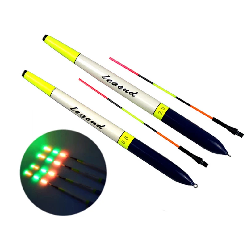 

Электронный поплавок для рыбалки с отверстием, светящиеся рыболовные аксессуары, Деревянный Поплавок для рыбалки, безопасный инновационны...