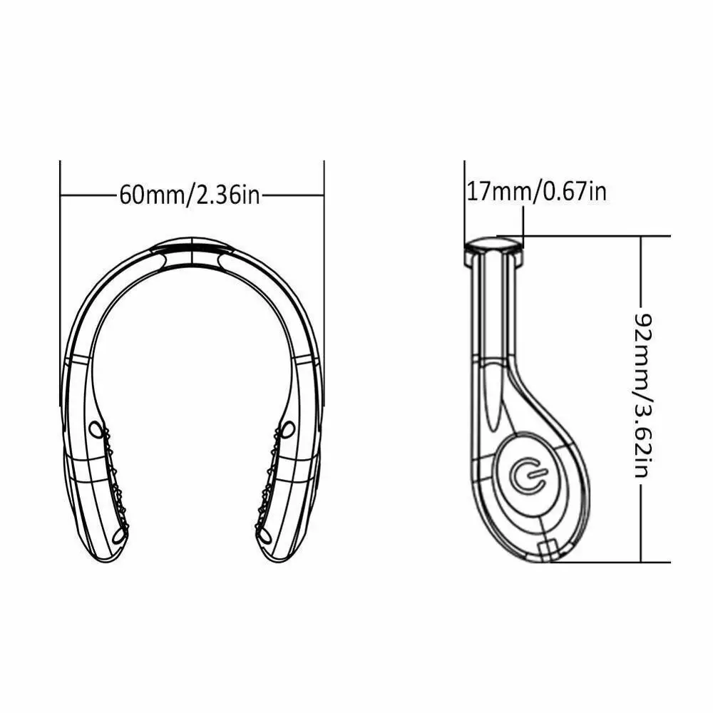 Новый светодиодный Предупреждение ющий светильник безопасные зажимы для